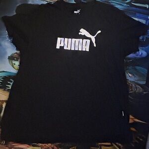 Puma Black Graphic Tee